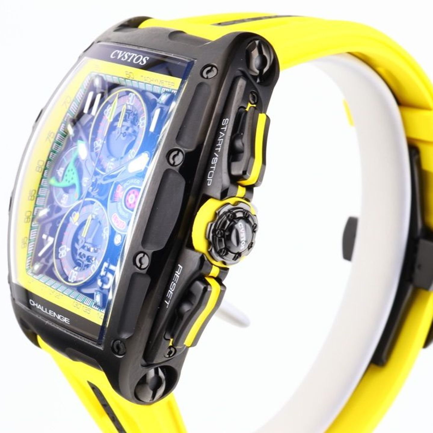 Cvstos Challenge III Chrono RGIII (2024) - Zwart wijzerplaat 45mm Staal (3/8)