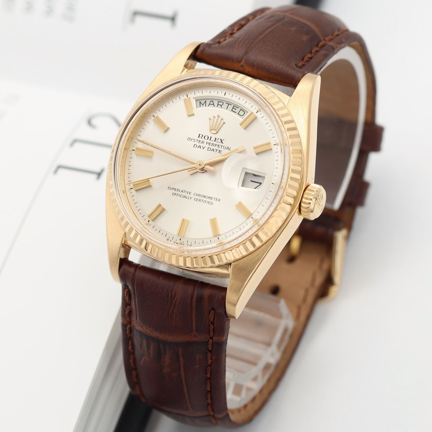 Rolex Day-Date 1803 (Unknown (random serial)) - 36 mm Yellow Gold case (7/8)