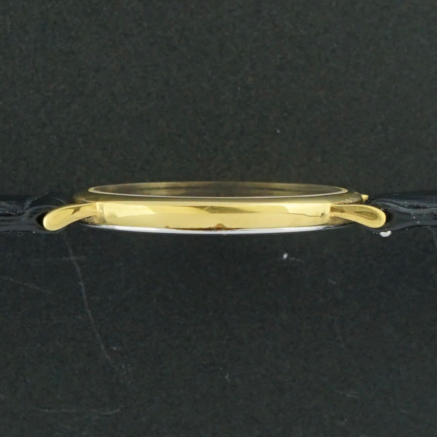 Omega De Ville 195.0075.2 (1986) - Black dial 32 mm Gold/Steel case (5/8)