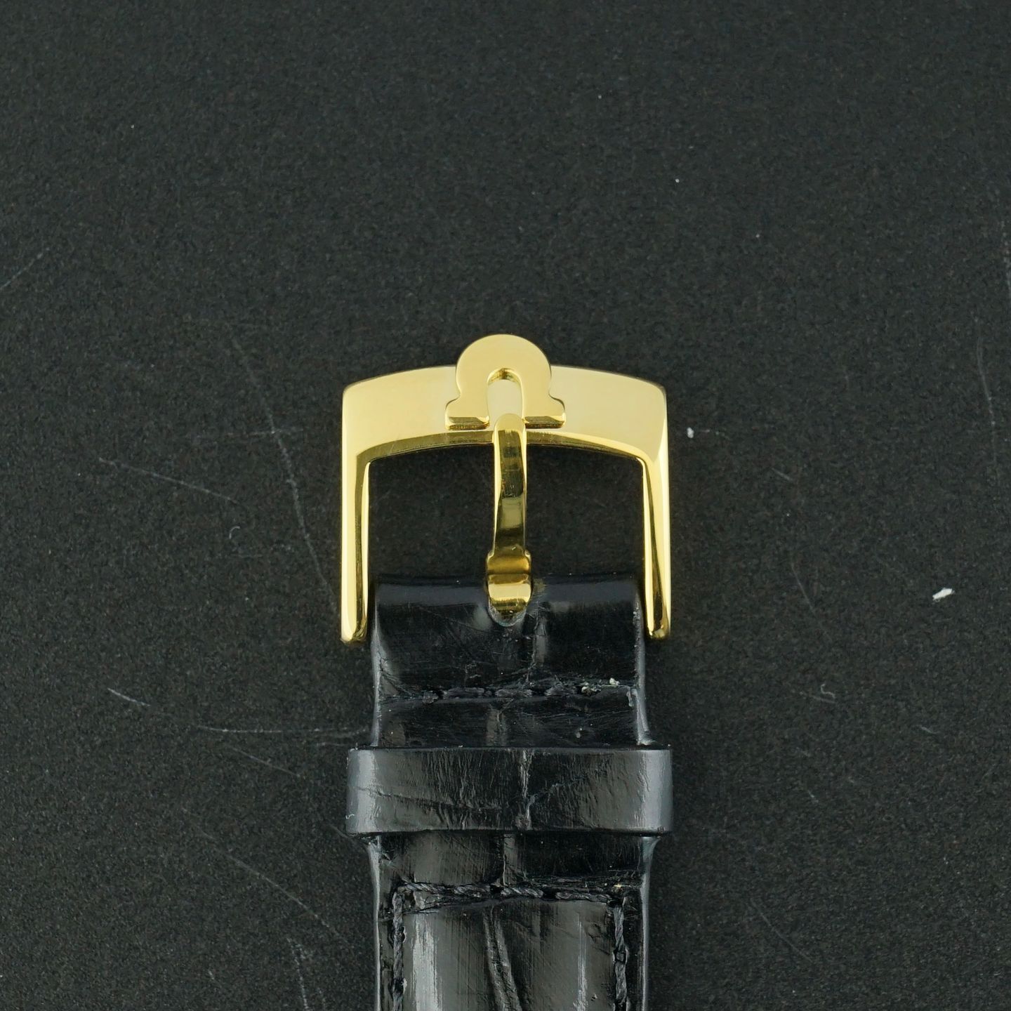 Omega De Ville 195.0075.2 (1986) - Black dial 32 mm Gold/Steel case (7/8)