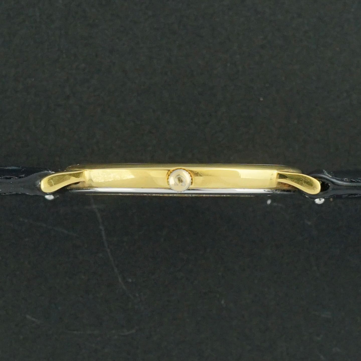 Omega De Ville 195.0075.2 (1986) - Black dial 32 mm Gold/Steel case (4/8)