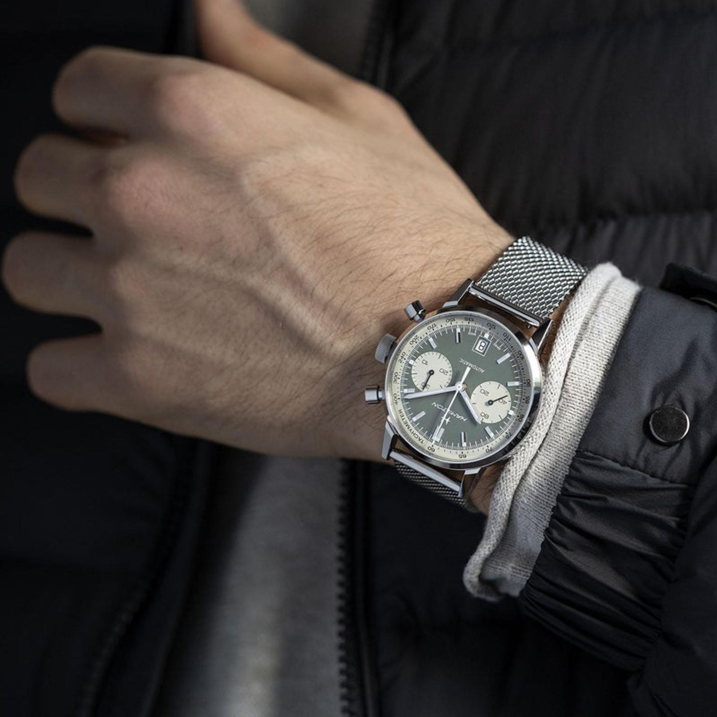Hamilton Intra-Matic H38416160 (2026) - Groen wijzerplaat 40mm Staal (2/5)