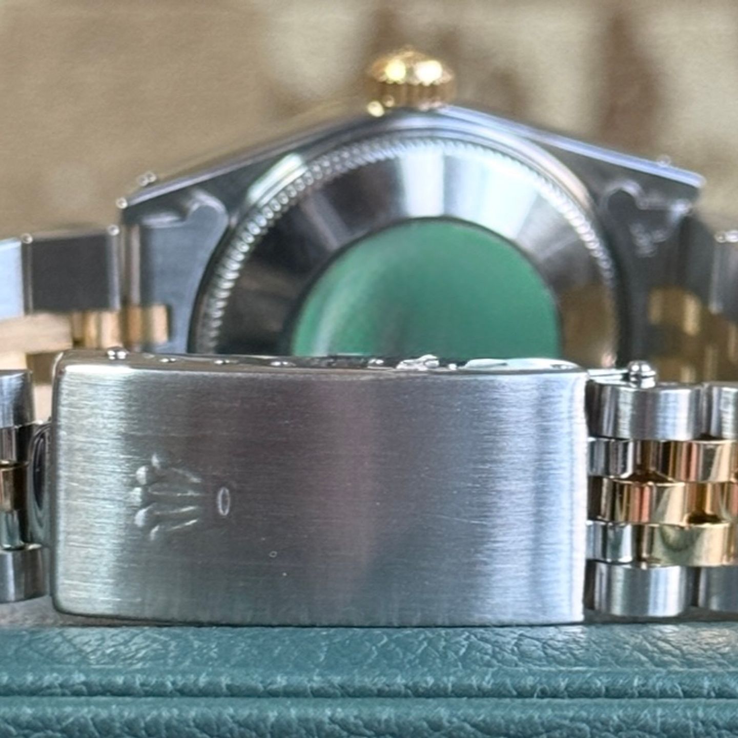 Rolex Datejust 31 68273 (1985) - Champagne dial 31 mm Gold/Steel case (5/8)