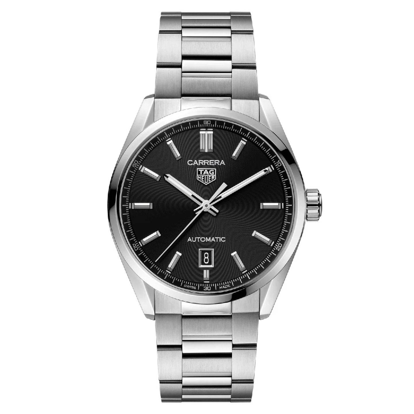 TAG Heuer Carrera Calibre 5 WBN2110.BA0639 (2024) - Black dial 39 mm Steel case (3/3)