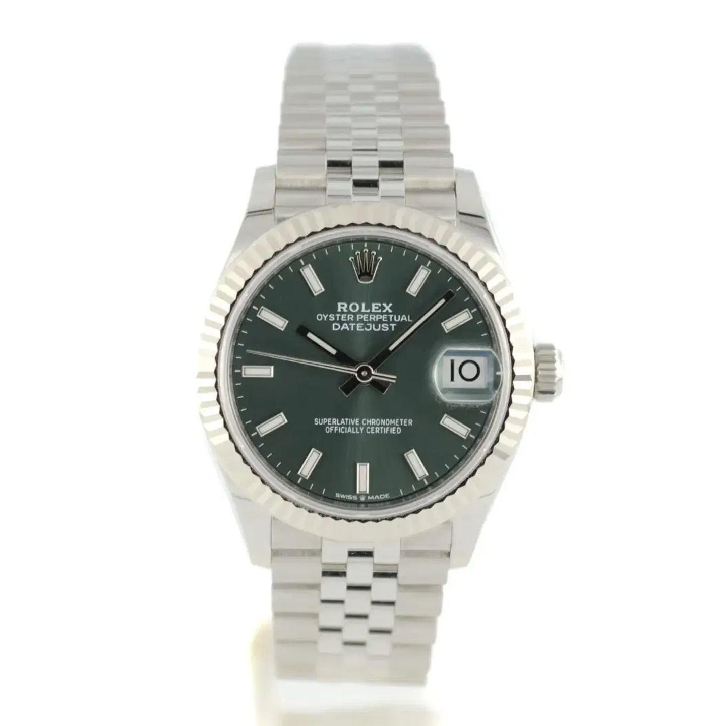 Rolex Datejust 31 278274 (2025) - Groen wijzerplaat 31mm Staal (1/7)