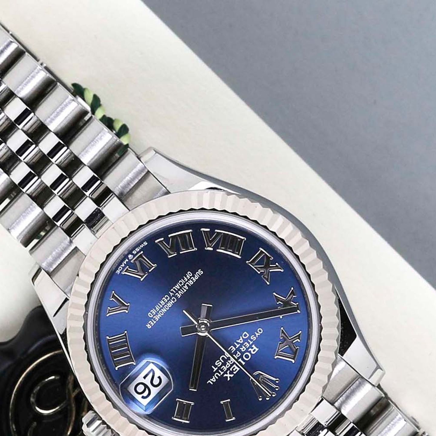 Rolex Datejust 31 278274 (2024) - Blue dial 31 mm Steel case (4/8)