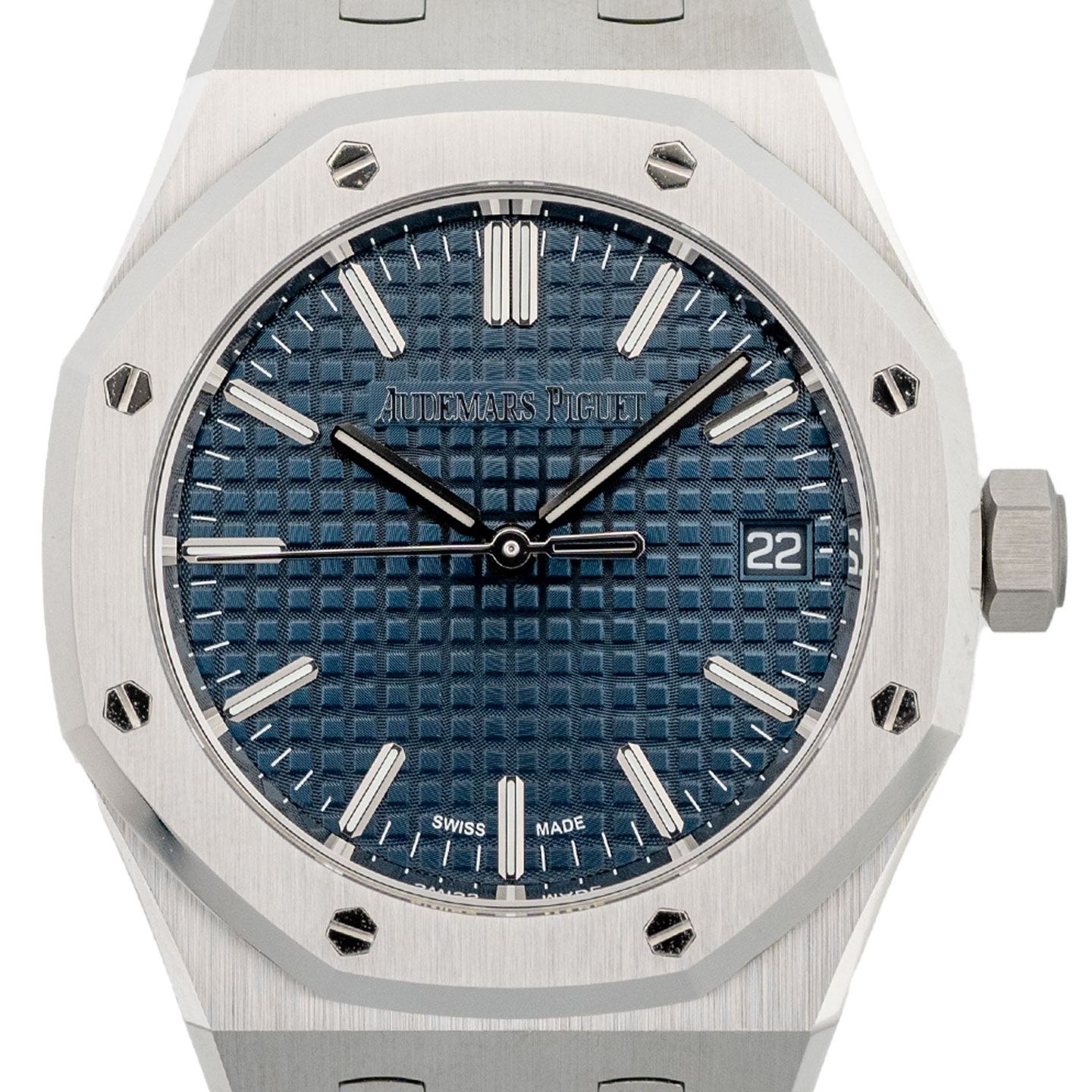 Audemars Piguet Royal Oak Selfwinding 15550ST.OO.1356ST.06 (2024) - Blue dial 37 mm Steel case (2/6)