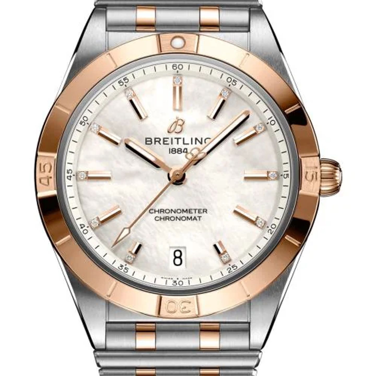 Breitling Chronomat 36 U10380101A2U1 (2026) - Pearl dial 36 mm Rose Gold case (1/1)