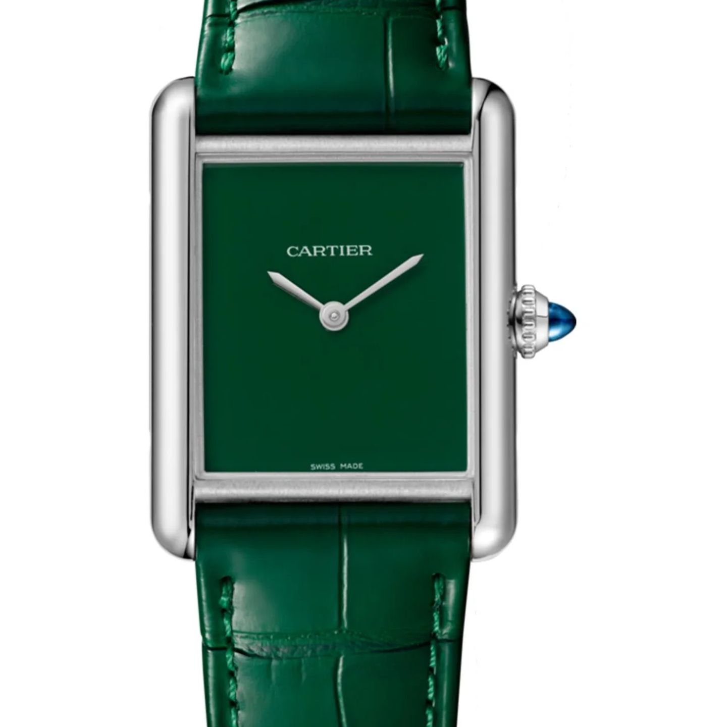 Cartier Tank WSTA0115 (2026) - Groen wijzerplaat 26mm Staal (1/1)