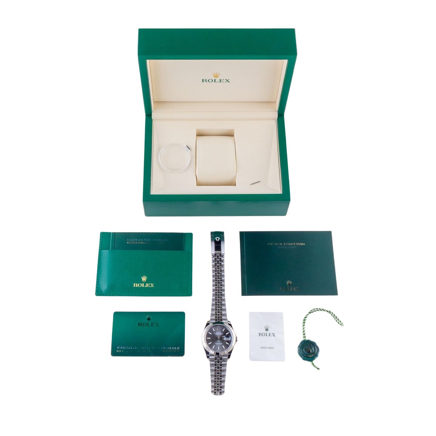 Rolex Datejust 41 126334 (2025) - Grijs wijzerplaat 41mm Staal (8/8)