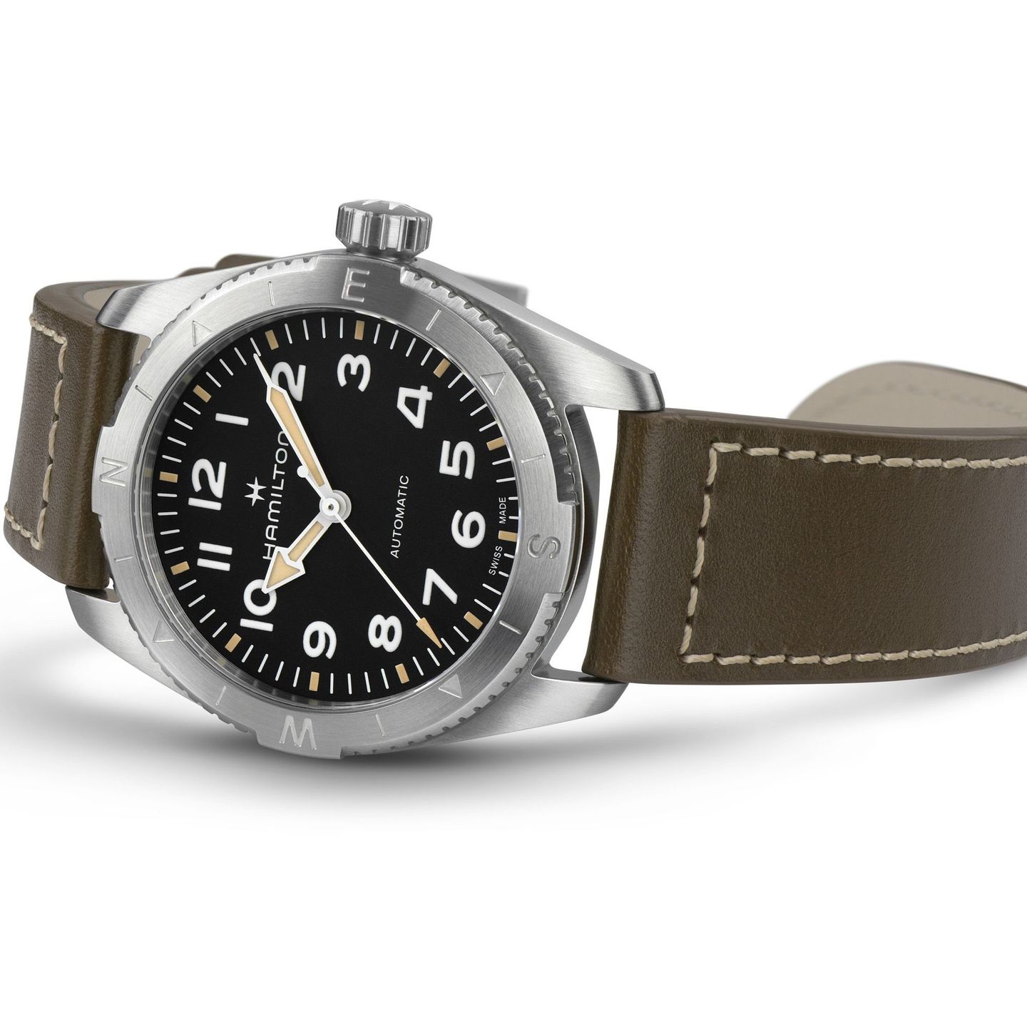 Hamilton Khaki Field H70225830 (2024) - Zwart wijzerplaat 37mm Staal (3/4)