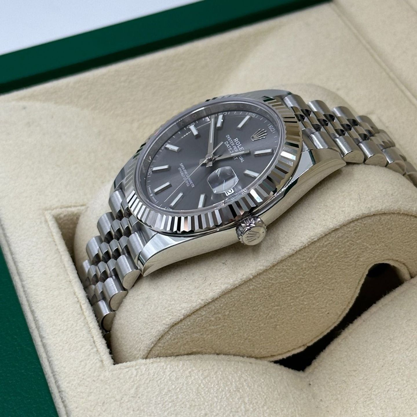 Rolex Datejust 41 126334 (2022) - Grijs wijzerplaat 41mm Staal (6/8)