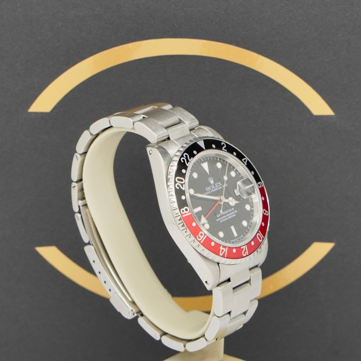 Rolex GMT-Master II 16710 (1997) - Zwart wijzerplaat 40mm Staal (3/7)