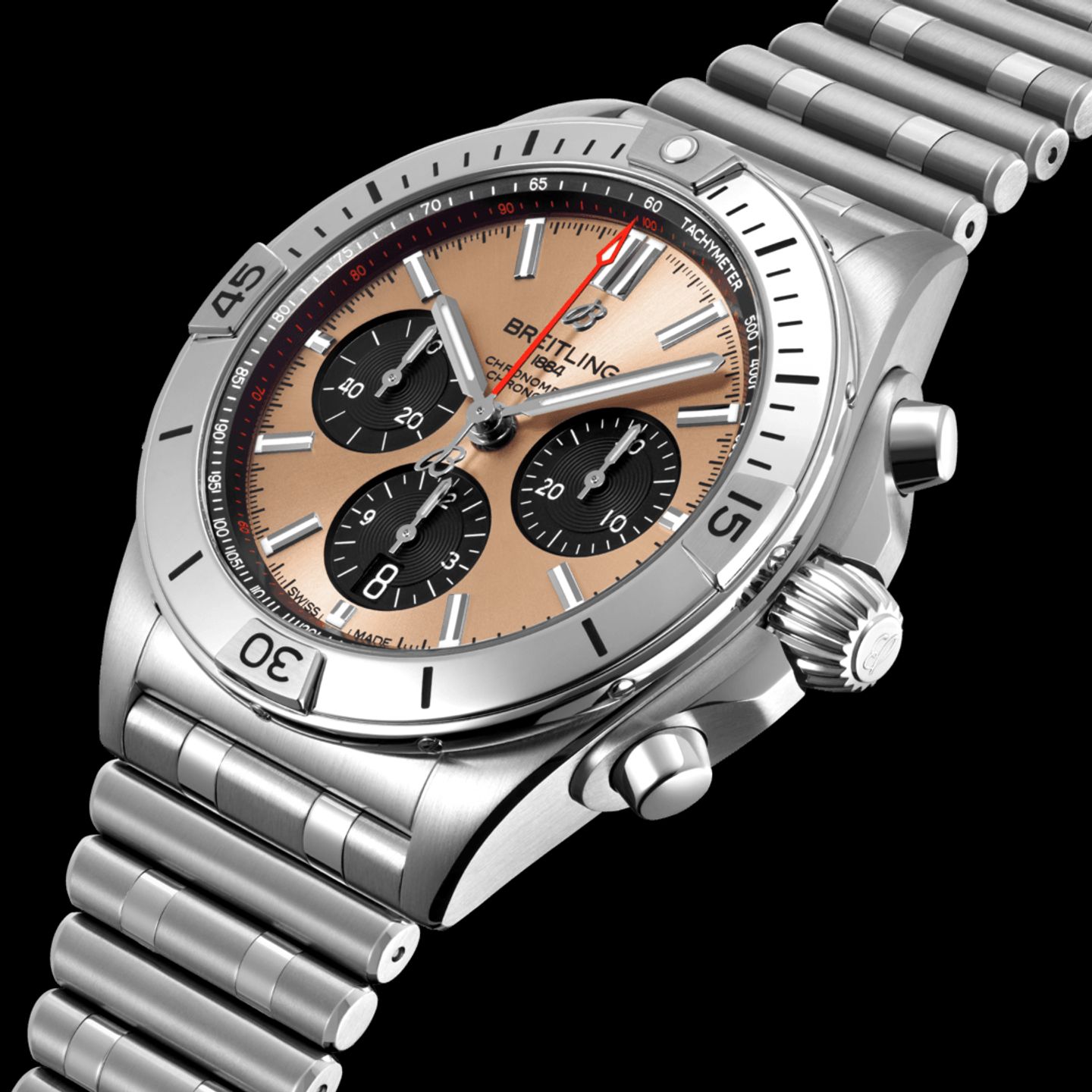 Breitling Chronomat 42 AB0134101K1A1 (2024) - Rood wijzerplaat 42mm Staal (2/5)