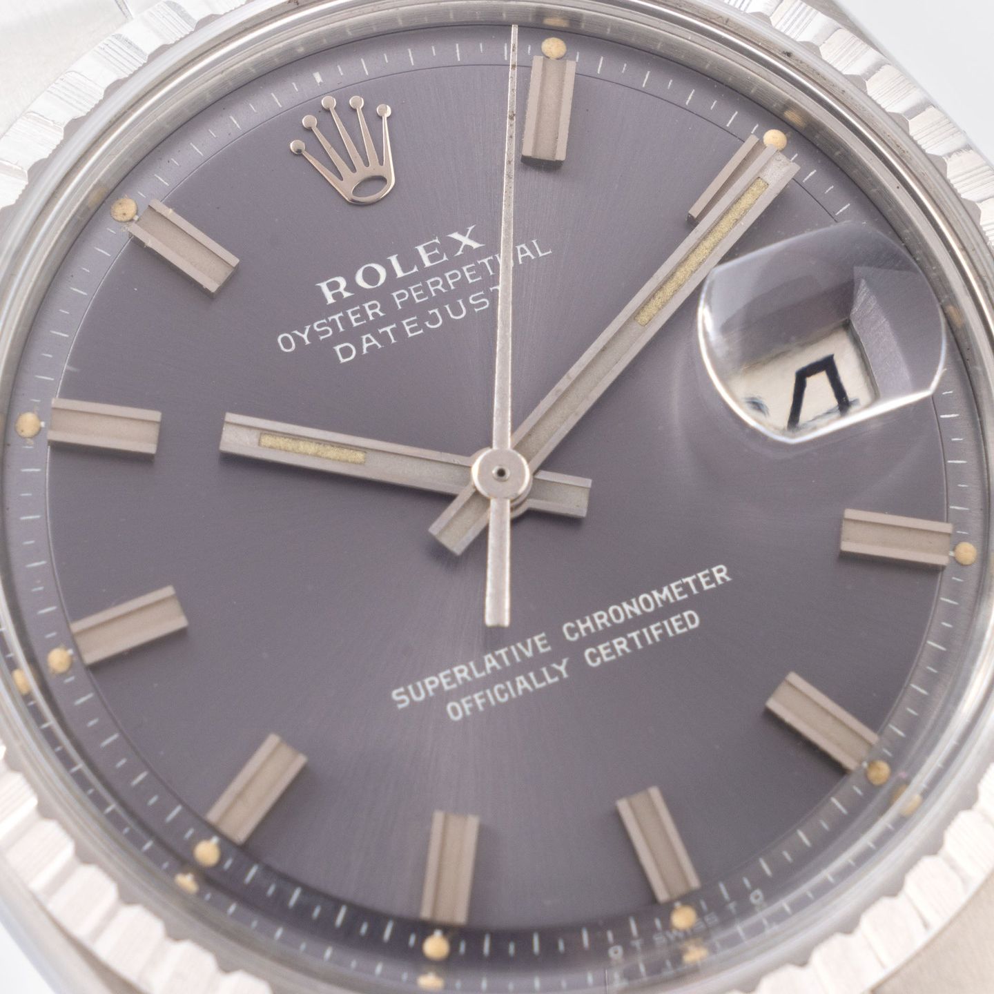 Rolex Datejust 1603 (1977) - Grey dial 36 mm Steel case (2/7)