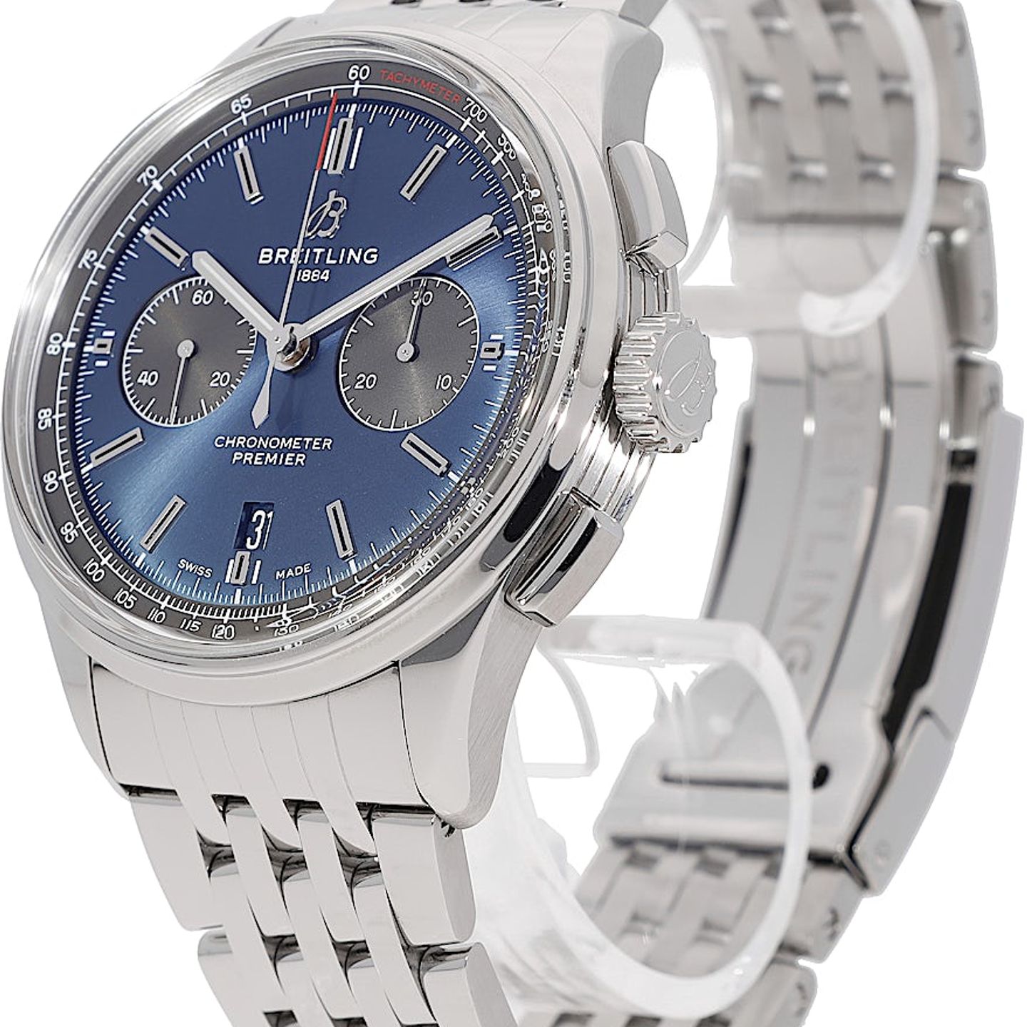 Breitling Premier AB0118A61C1A1 (2023) - Blue dial 42 mm Steel case (3/5)