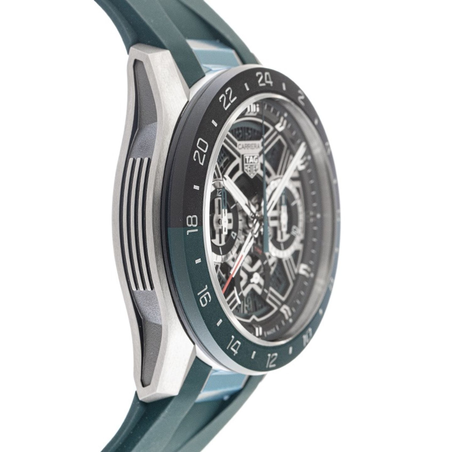 TAG Heuer Carrera CBU2084.FT6297 (2025) - Transparent dial 44 mm Titanium case (5/7)