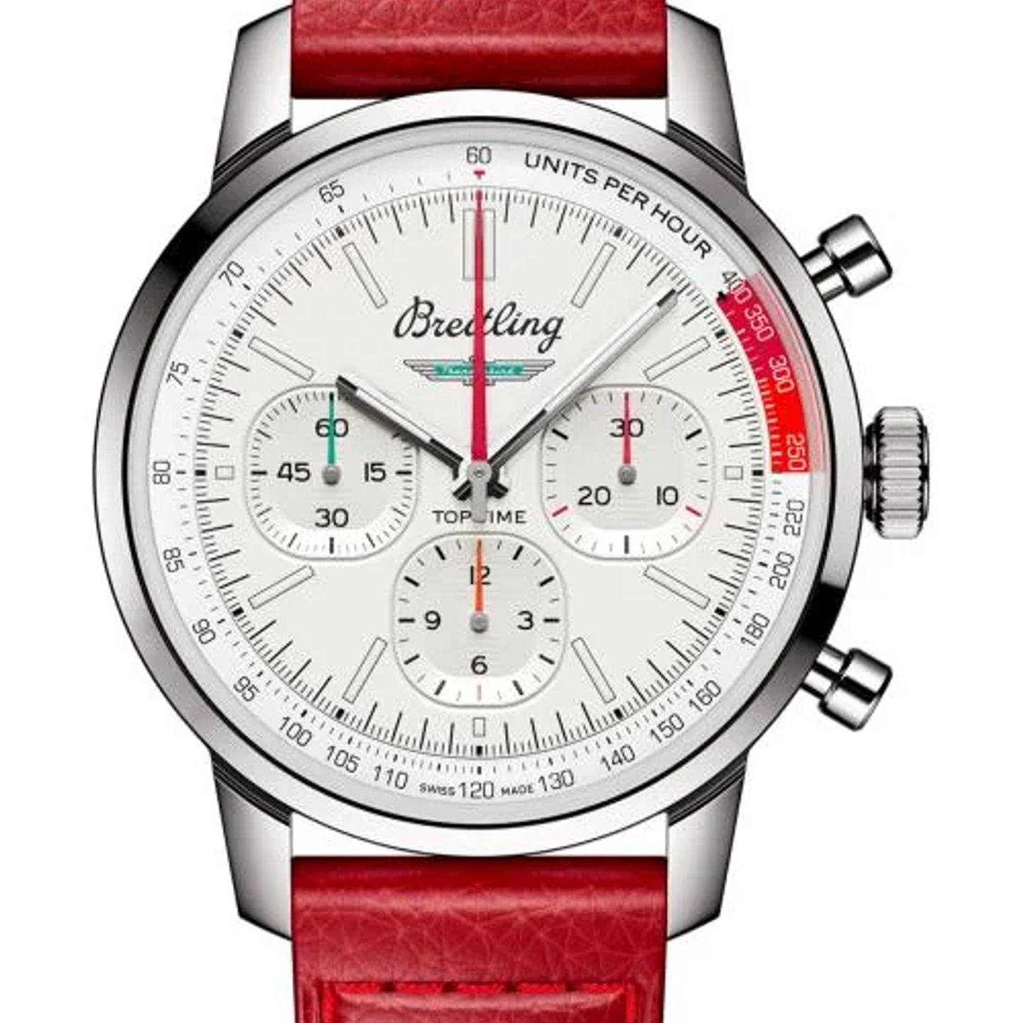 Breitling Top Time AB01766A1A1X1 (2026) - Zilver wijzerplaat 41mm Staal (1/1)