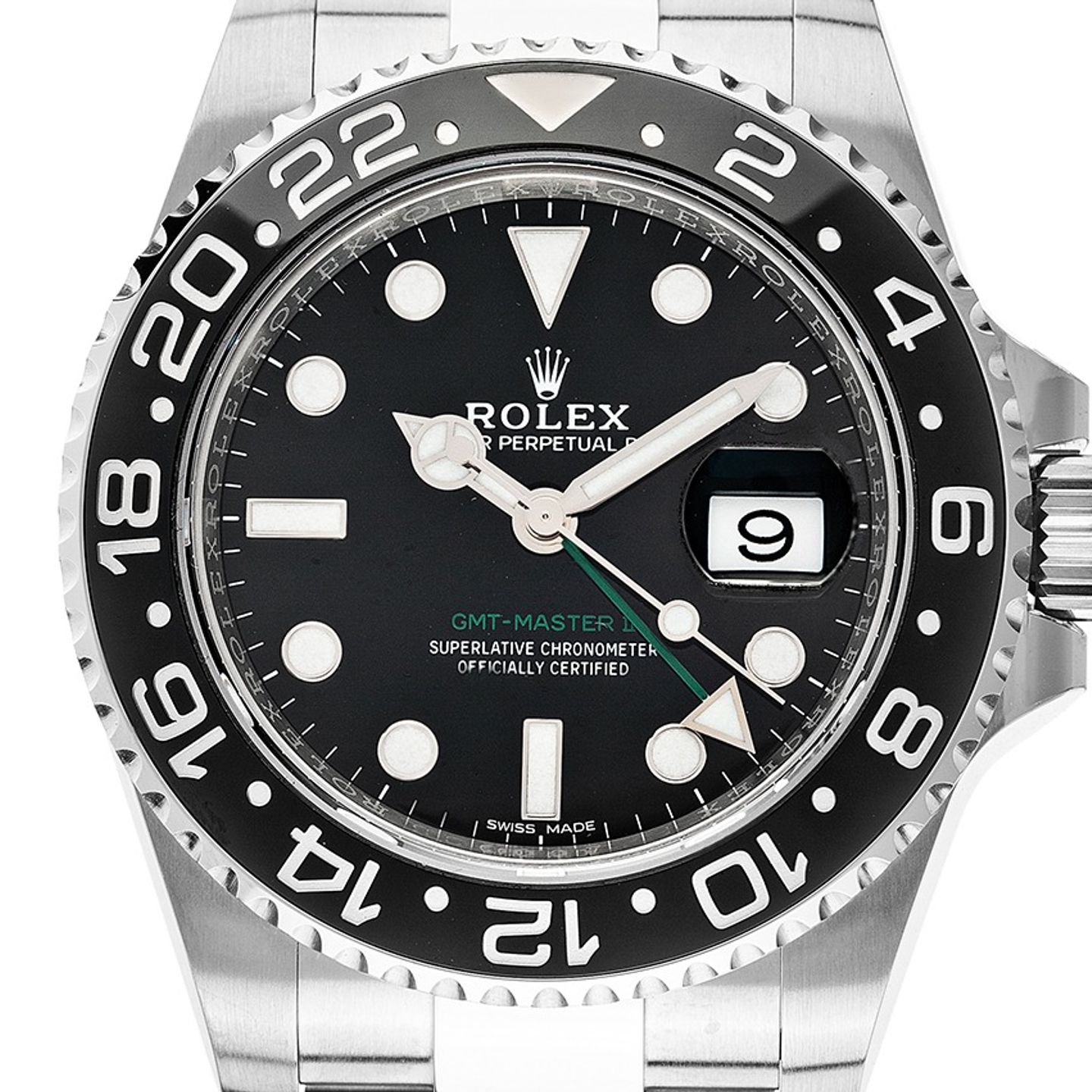 Rolex GMT-Master II 116710LN (2007) - Zwart wijzerplaat 40mm Staal (1/8)
