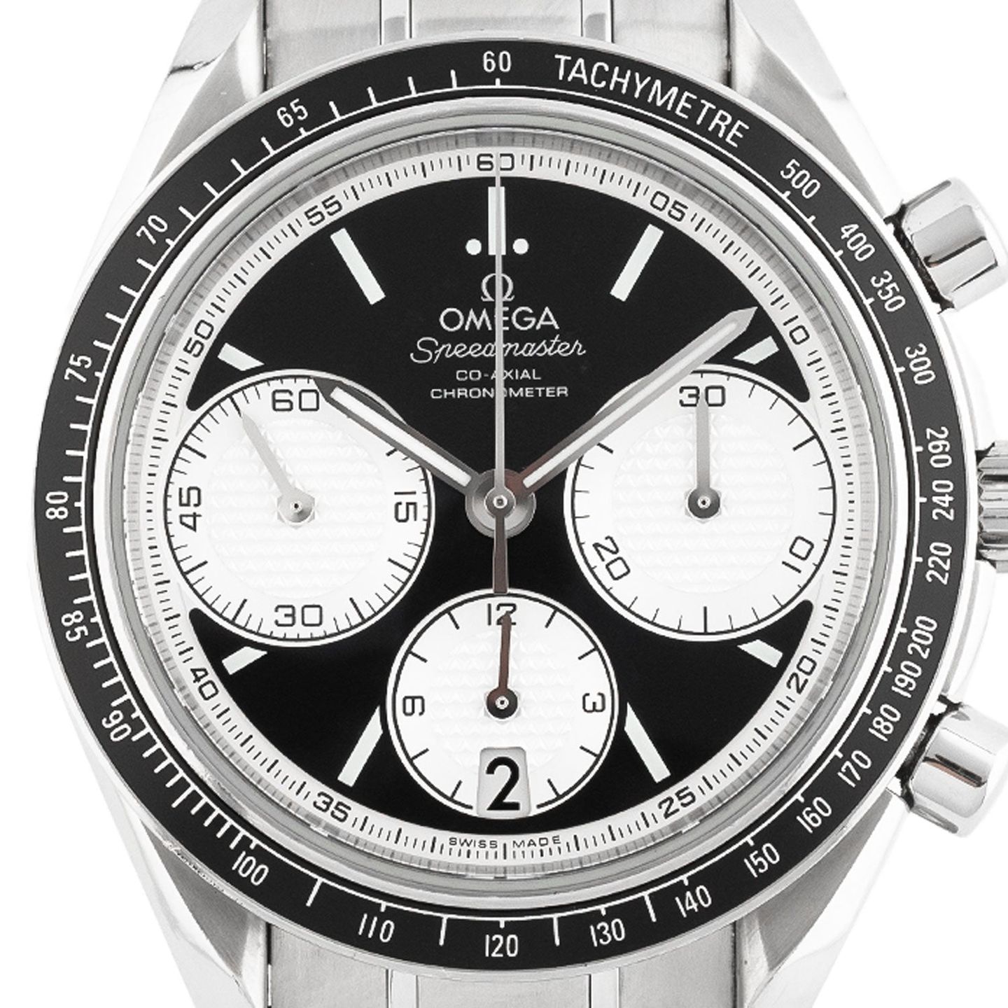 Omega Speedmaster Racing 326.30.40.50.01.002 (2020) - Zwart wijzerplaat 40mm Staal (2/5)