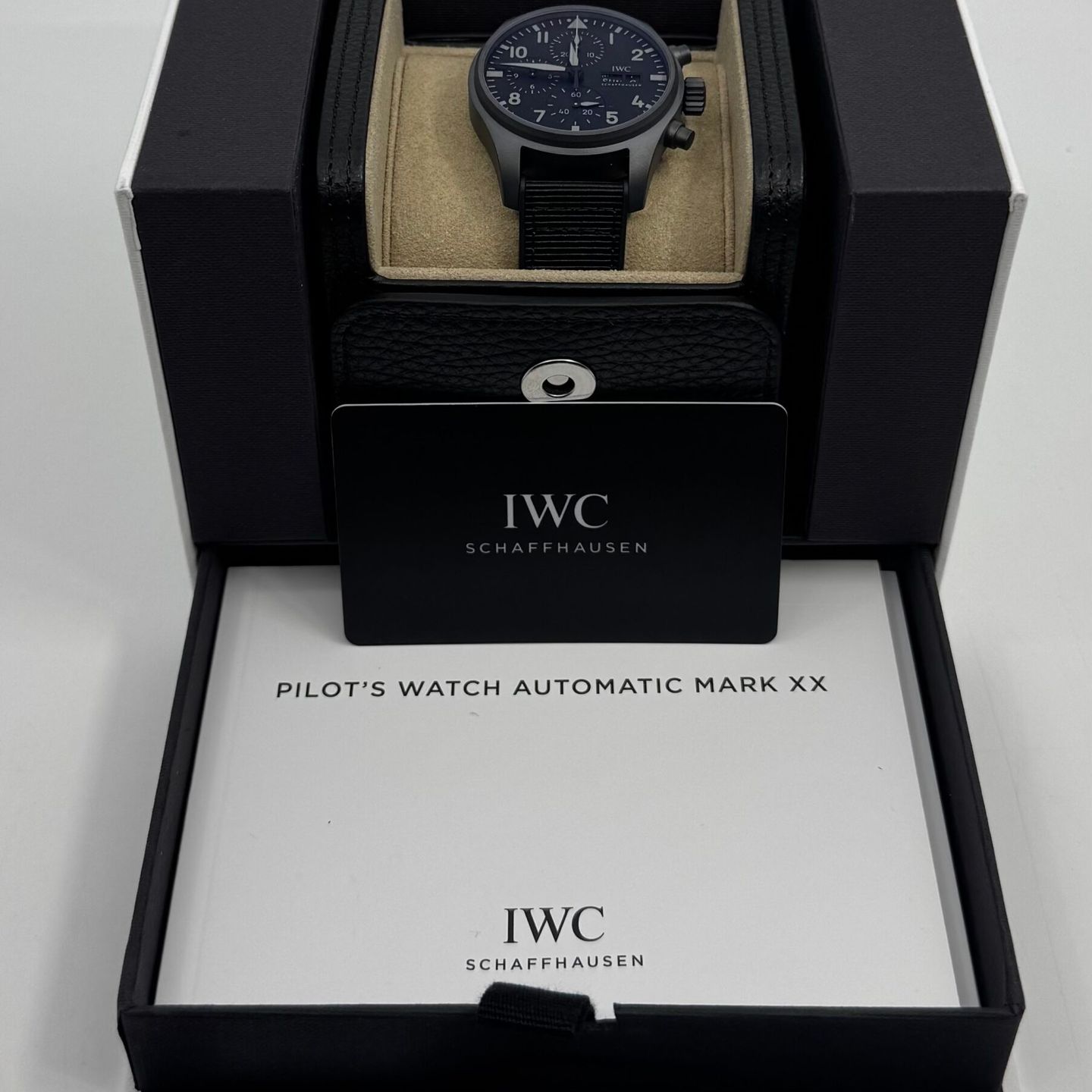 IWC Pilot Chronograph Top Gun IW388106 (2026) - Groen wijzerplaat 41mm Titanium (3/8)