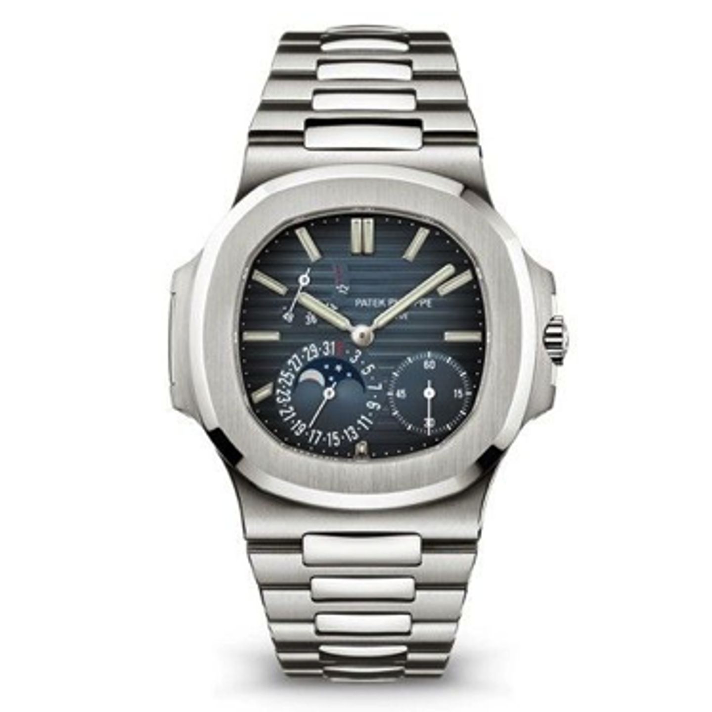 Patek Philippe Nautilus 5712/1A-001 (2016) - Blauw wijzerplaat 40mm Staal (1/1)