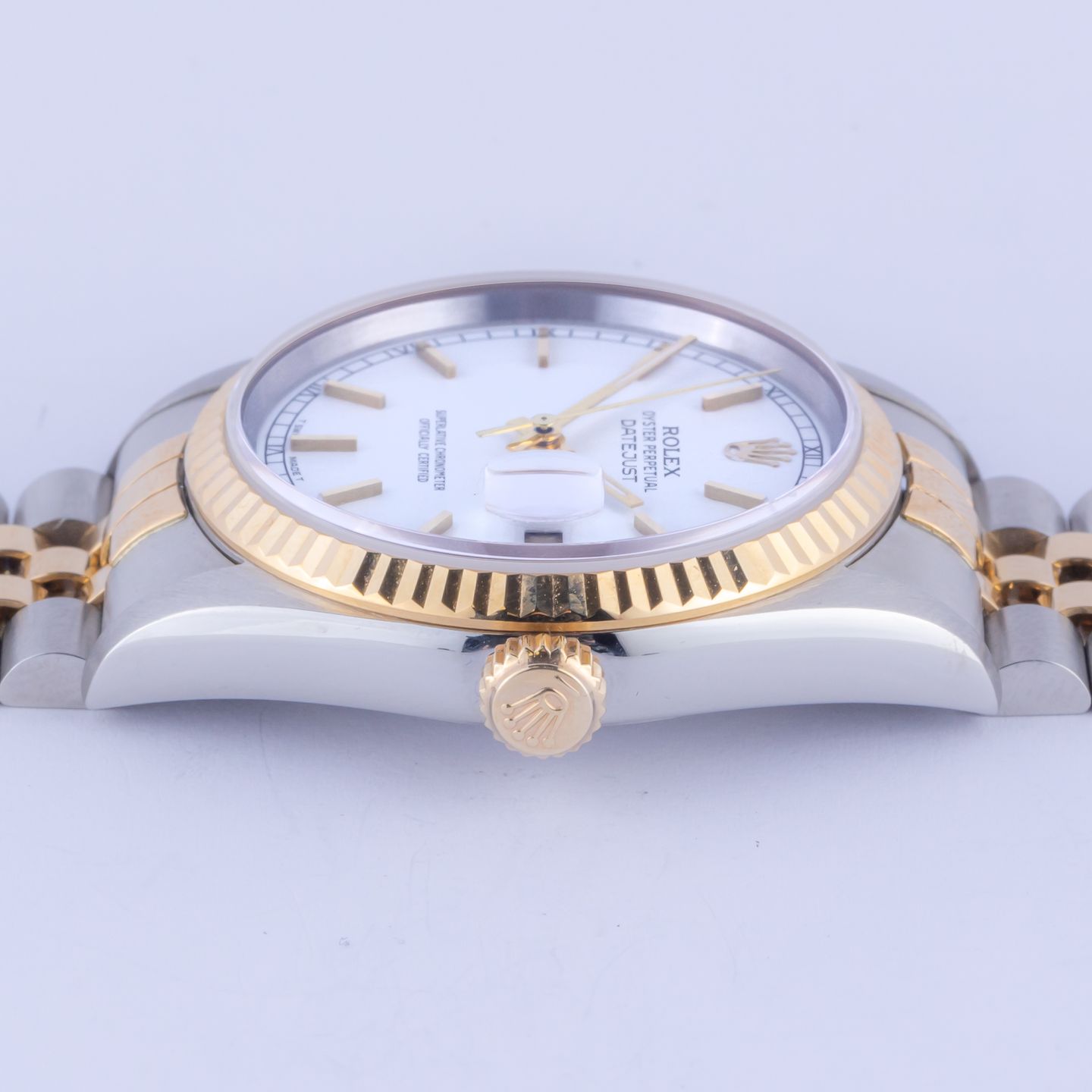 Rolex Datejust 36 16233 (1990) - 36 mm Gold/Steel case (5/8)