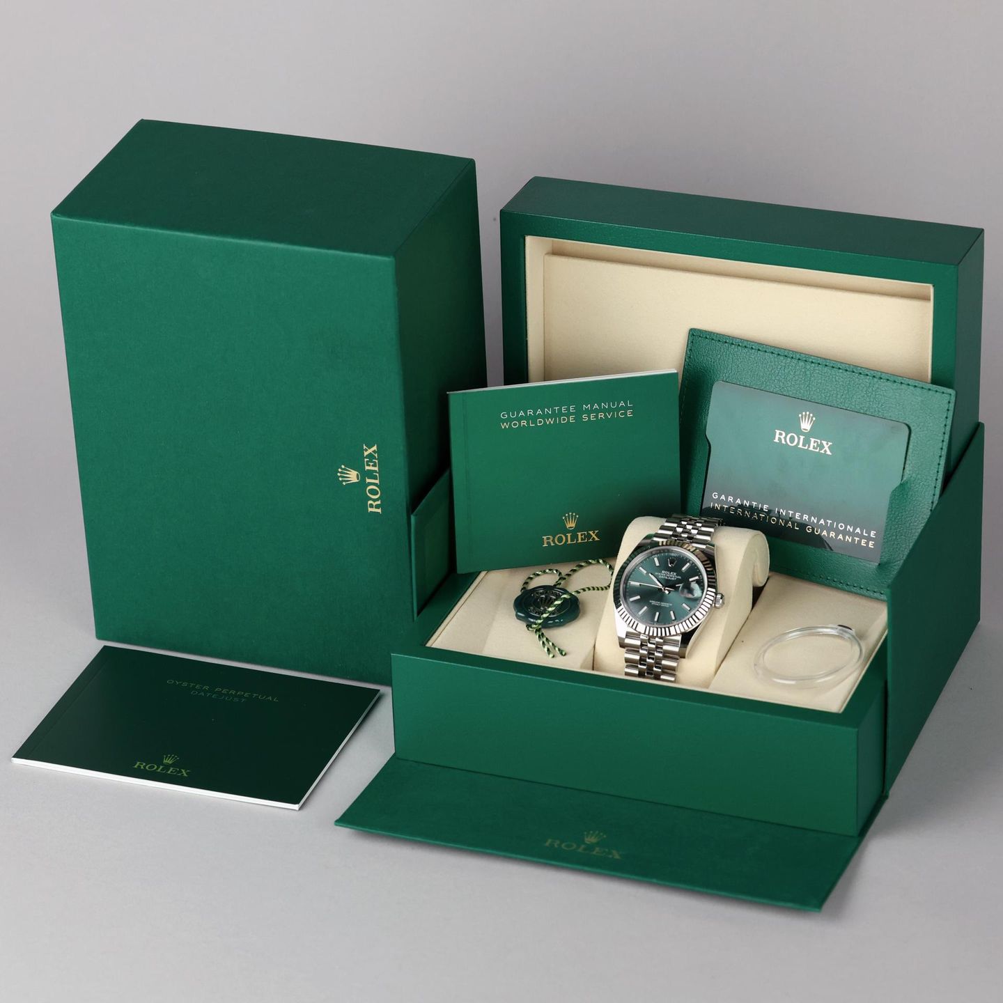 Rolex Datejust 41 126334 (2026) - Green dial 41 mm Steel case (7/7)