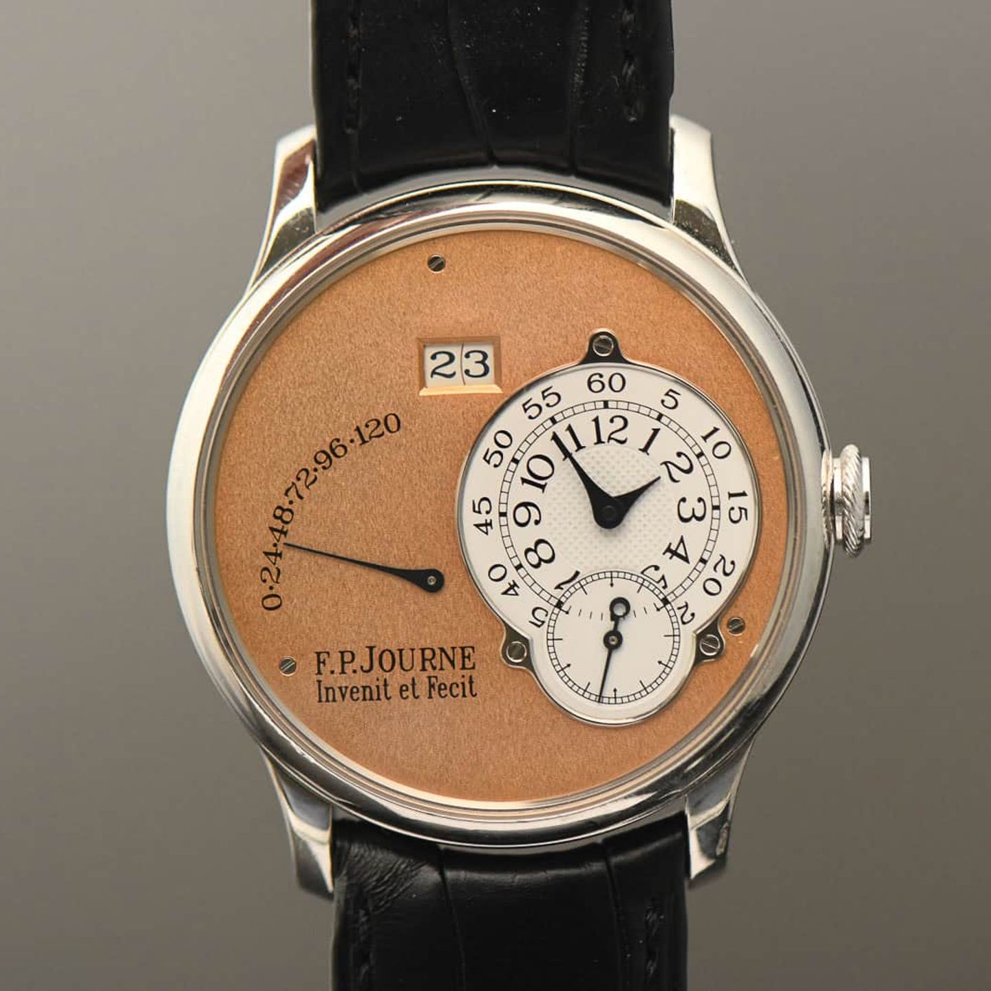 F.P. Journe Octa Unknown (2002) - Pink dial Unknown Platinum case (1/8)