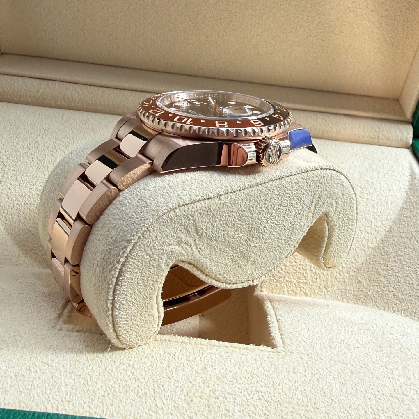 Rolex GMT-Master II 126715CHNR (2020) - Zwart wijzerplaat 40mm Roségoud (4/7)