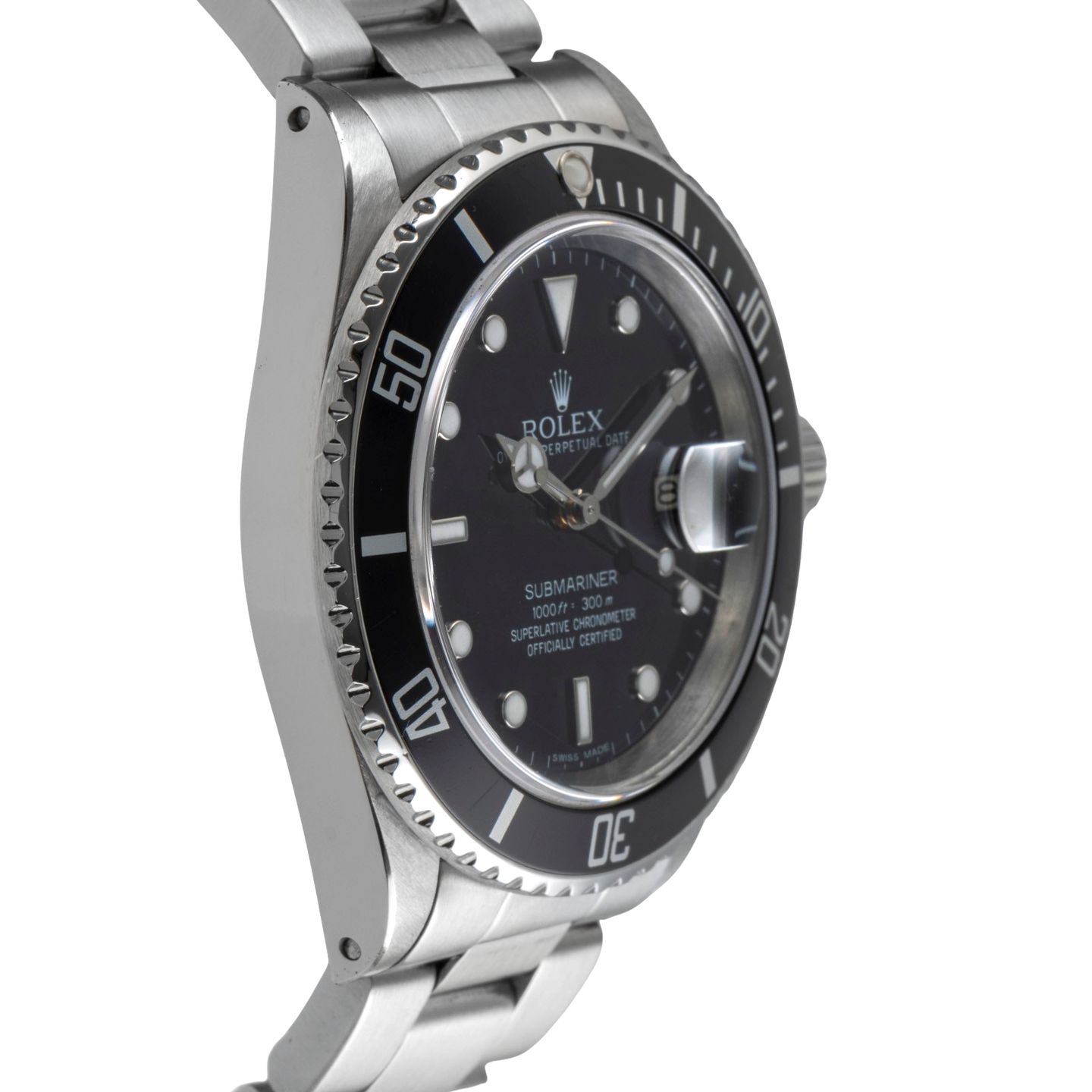 Rolex Submariner Date 16800 (1981) - Zwart wijzerplaat 40mm Staal (7/8)