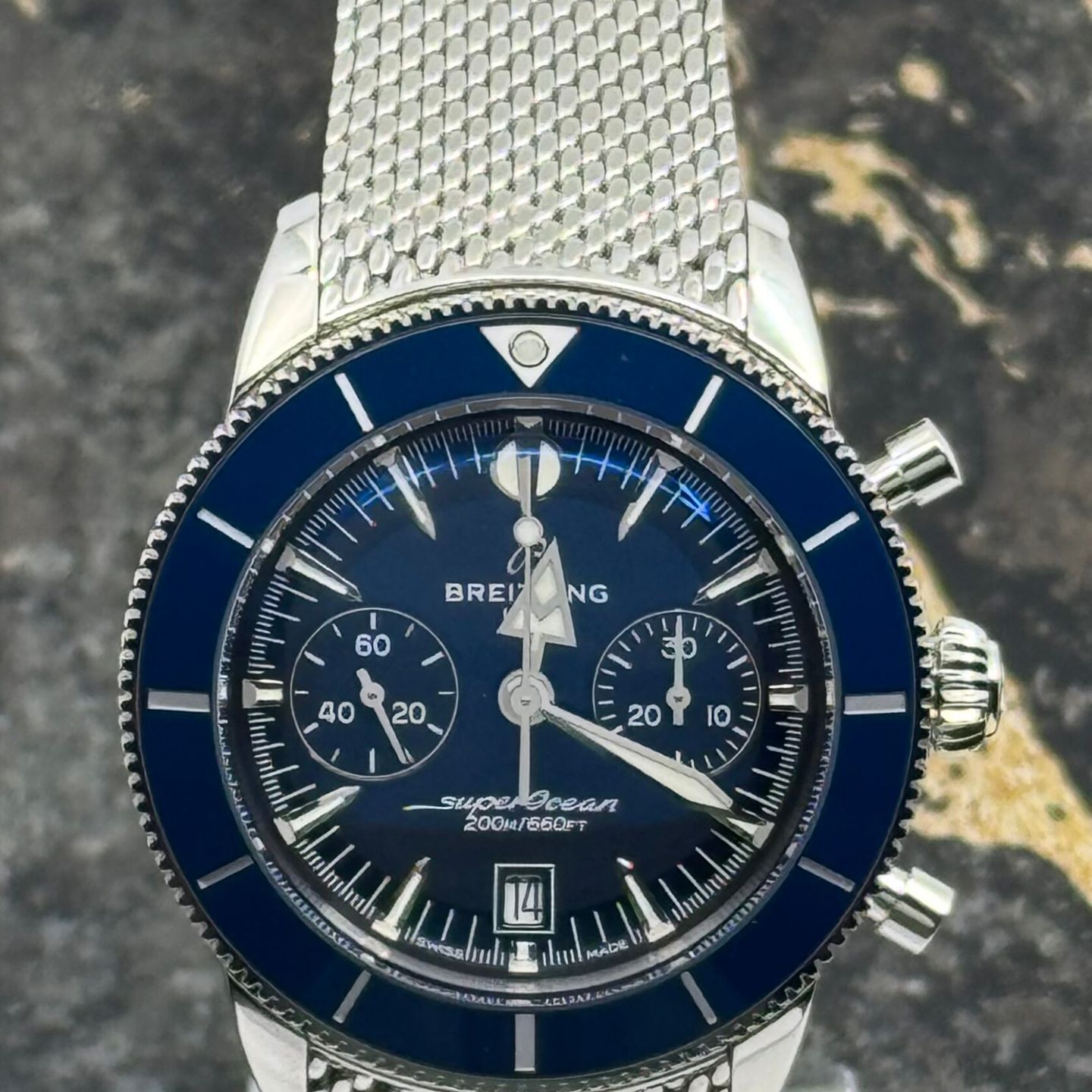 Breitling Superocean Heritage AB0156161C1A1 (2025) - Blauw wijzerplaat 42mm Staal (2/8)