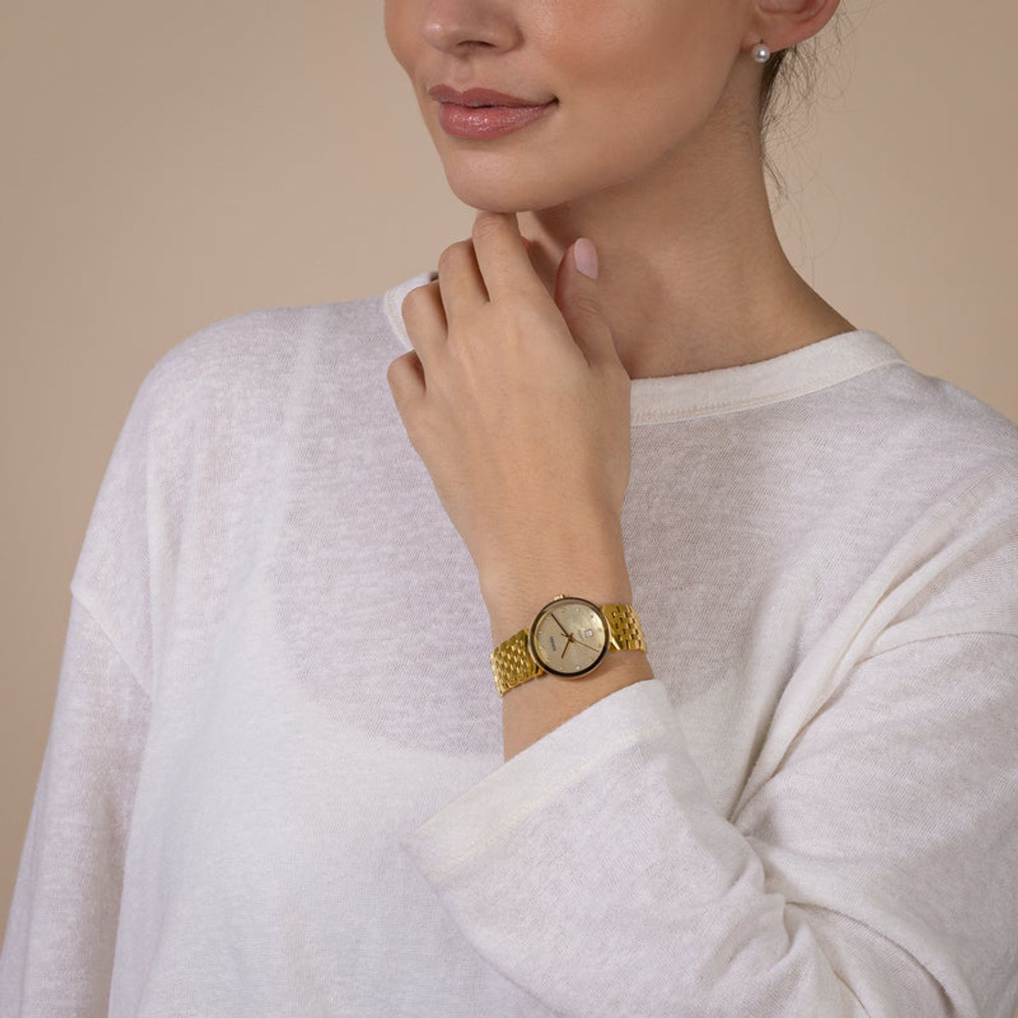 Rado Florence R48915903 (2026) - Gold dial 30 mm Steel case (4/8)