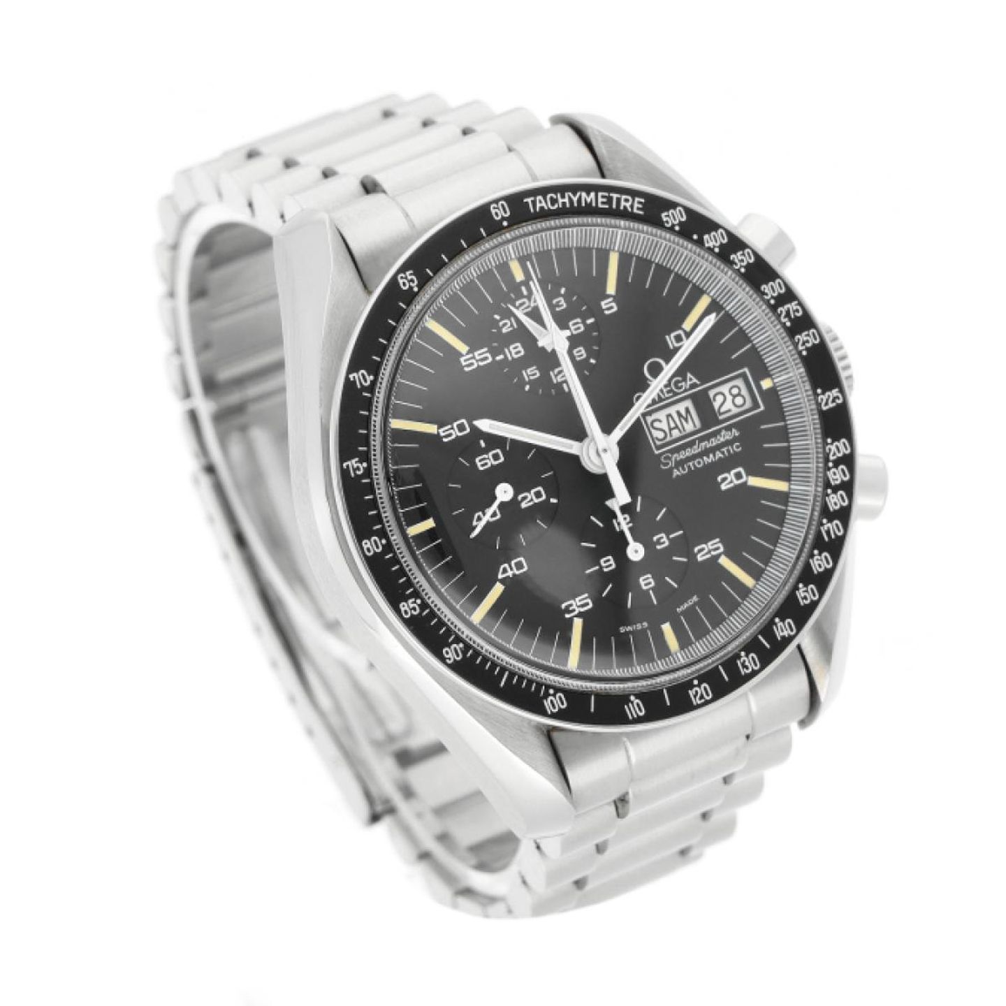 Omega Speedmaster ST 376.0822 (1967) - Zwart wijzerplaat 42mm Staal (3/5)