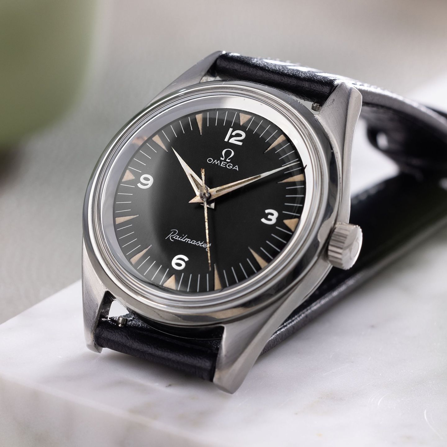 Omega Vintage 135004-63 (1963) - White dial 38 mm Steel case (1/8)