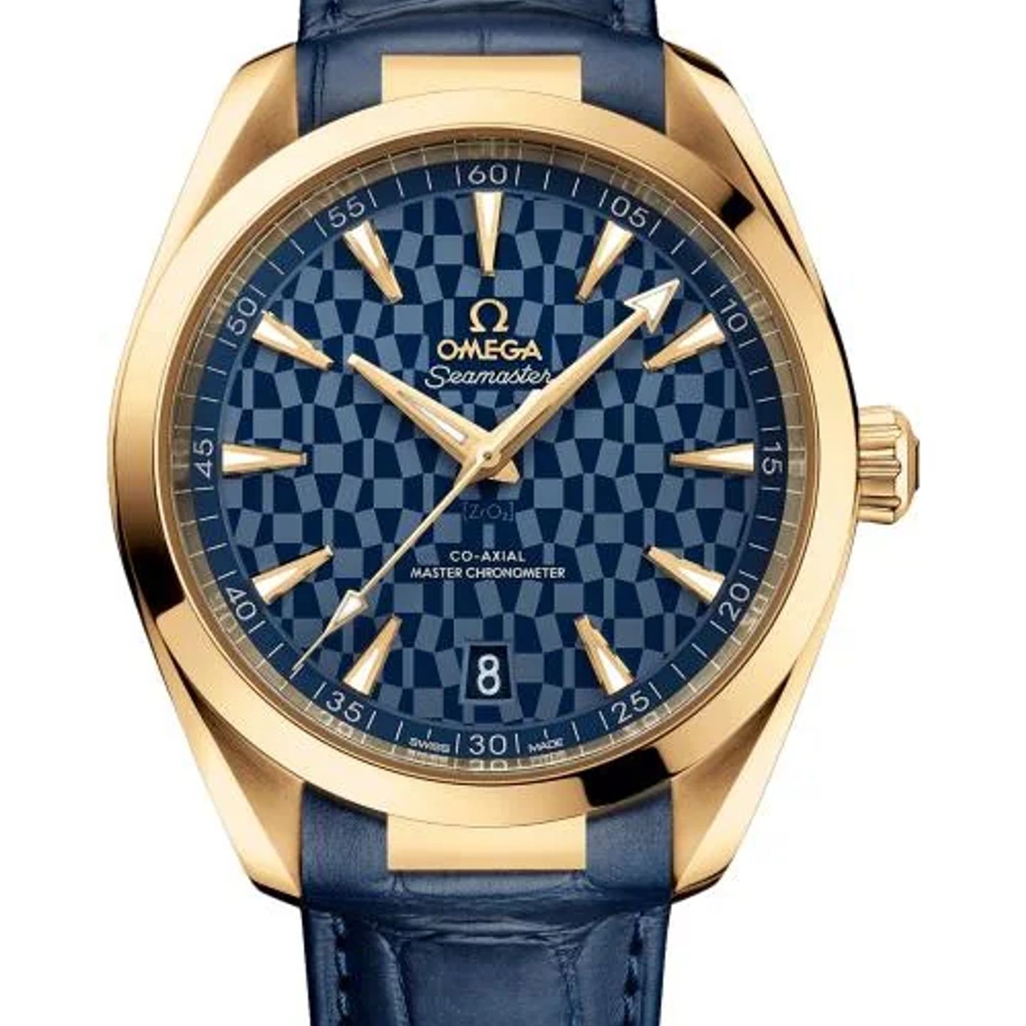 Omega Seamaster Aqua Terra 522.53.41.21.03.001 (2026) - Blauw wijzerplaat 41mm Geelgoud (1/1)