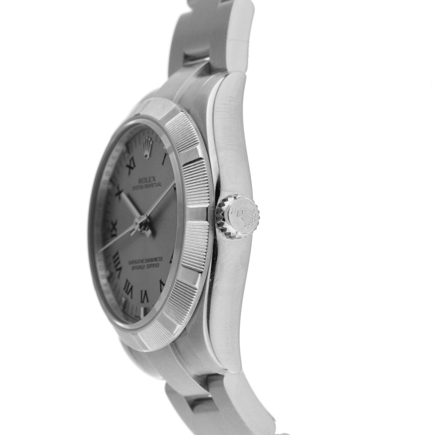 Rolex Oyster Perpetual 31 177210 (2007) - Grey dial 31 mm Steel case (4/8)