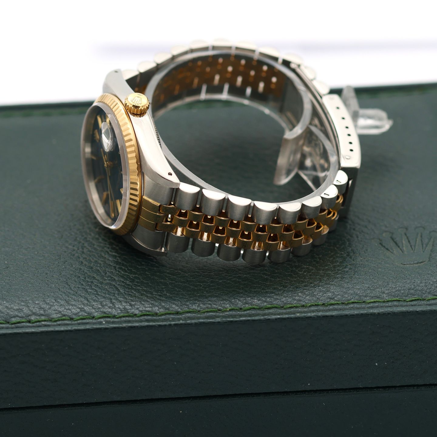 Rolex Datejust 36 16233 (Unknown (random serial)) - Blue dial 36 mm Gold/Steel case (8/8)