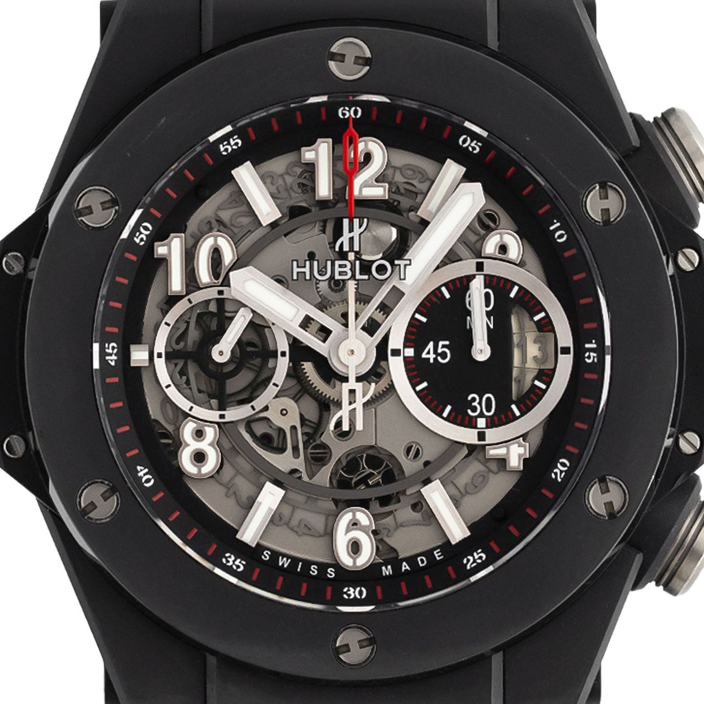 Hublot Big Bang Unico 411.CI.1170.RX (2018) - Transparent dial 45 mm Ceramic case (2/6)