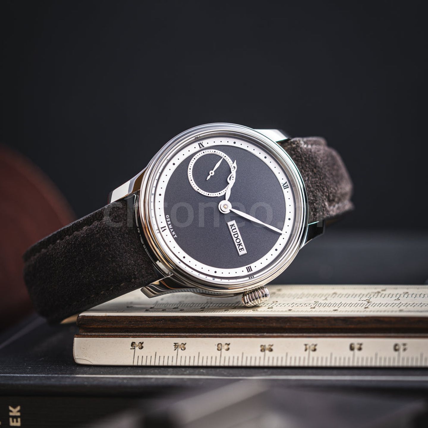 Kudoke 1 Kudoke 1 (2025) - Zwart wijzerplaat 39mm Staal (1/8)