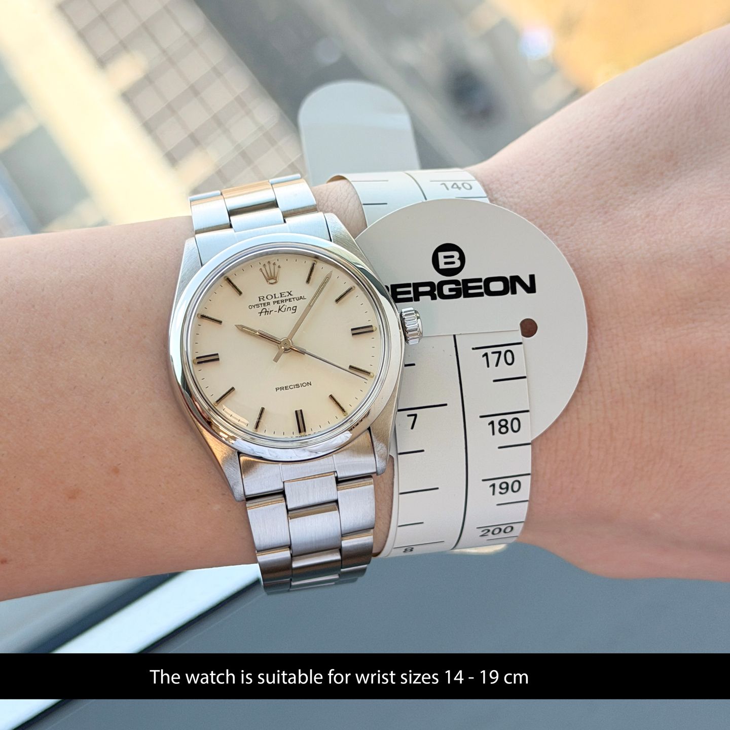 Rolex Air-King 5500 (1982) - 34mm Staal (2/8)