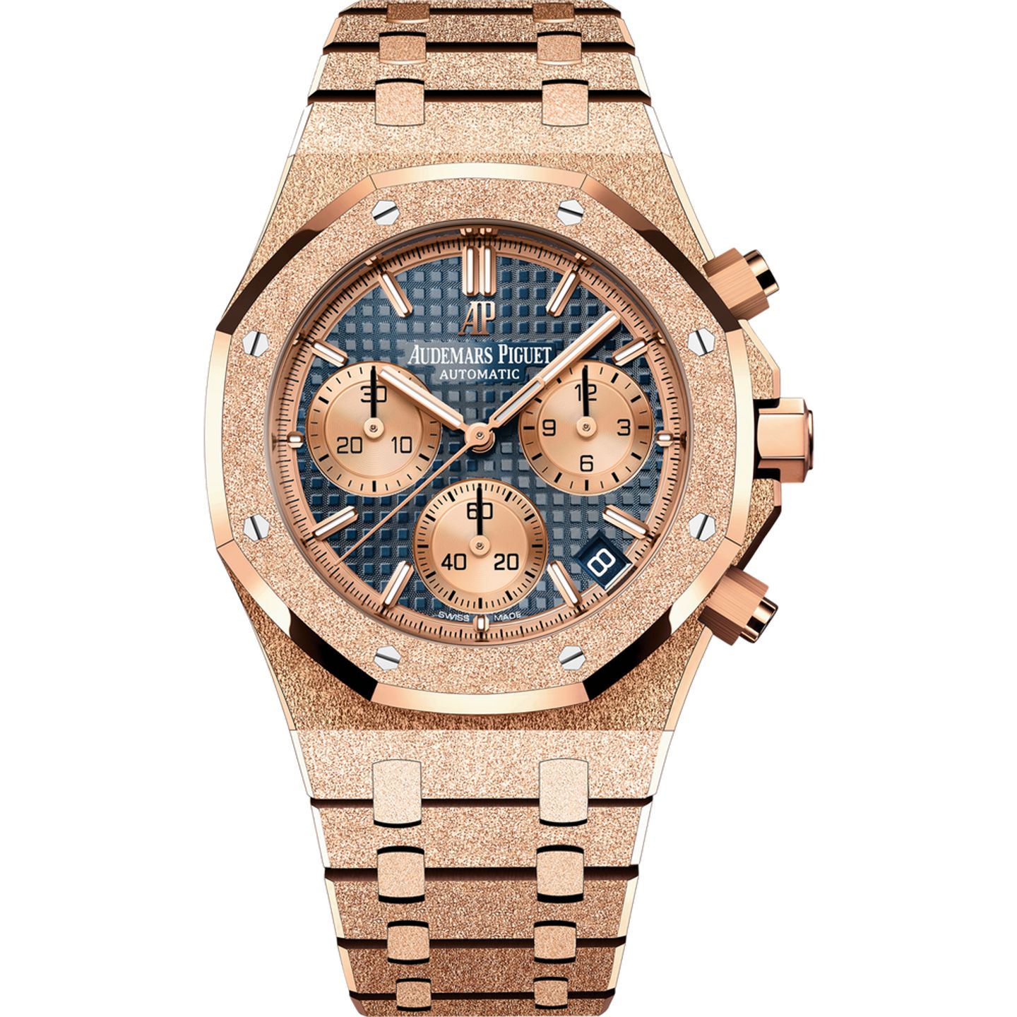 Audemars Piguet Royal Oak Chronograph 26239OR.GG.1224OR.01 (2025) - Blue dial 41 mm Rose Gold case (1/1)