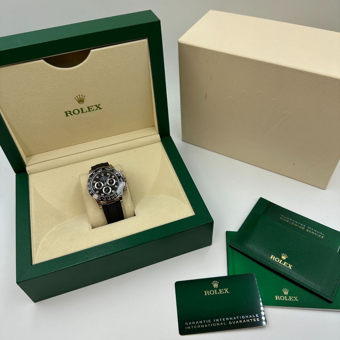 Rolex Daytona 116519LN (2023) - Zwart wijzerplaat 40mm Witgoud (2/8)