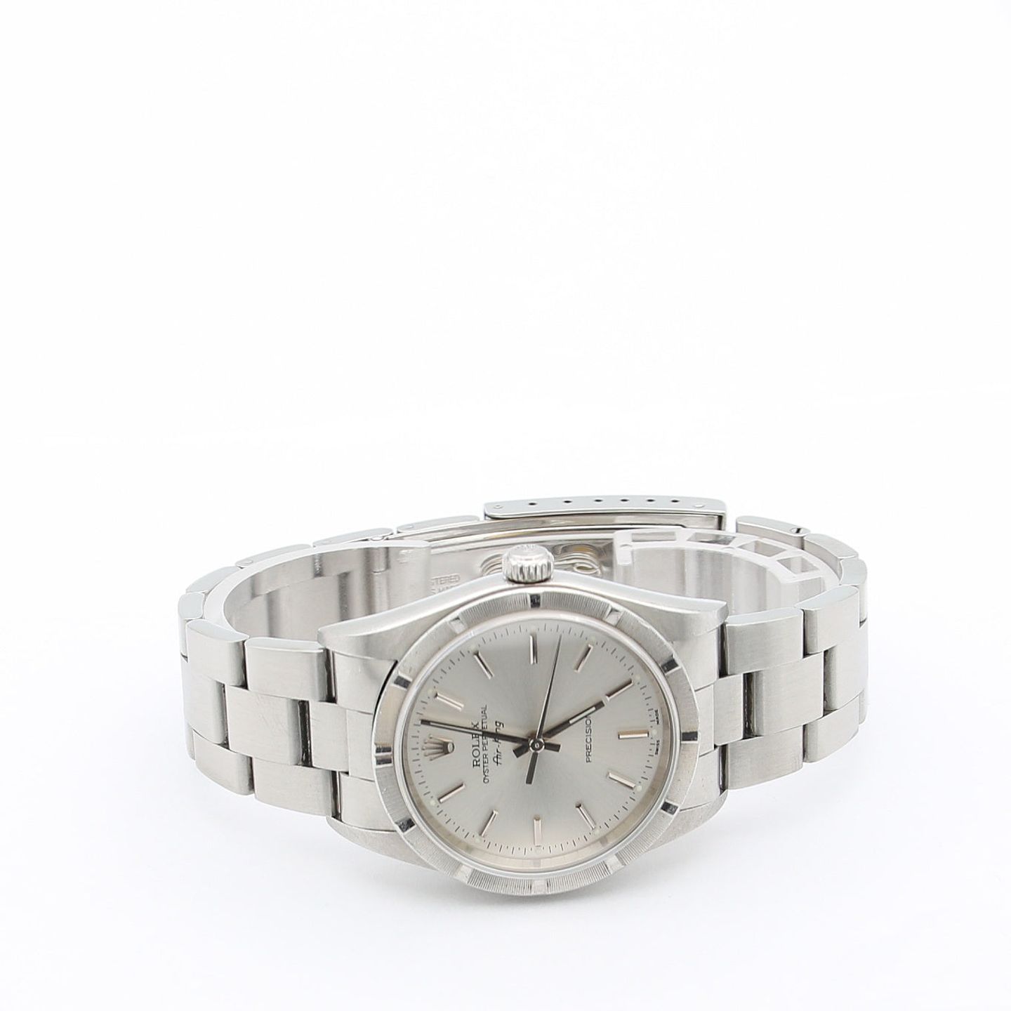 Rolex Air-King 14010M (Unknown (random serial)) - Silver dial 34 mm Steel case (7/8)