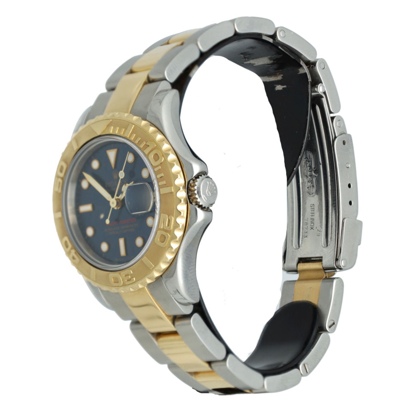 Rolex Yacht-Master 69623 (1998) - Blauw wijzerplaat 29mm Goud/Staal (6/14)