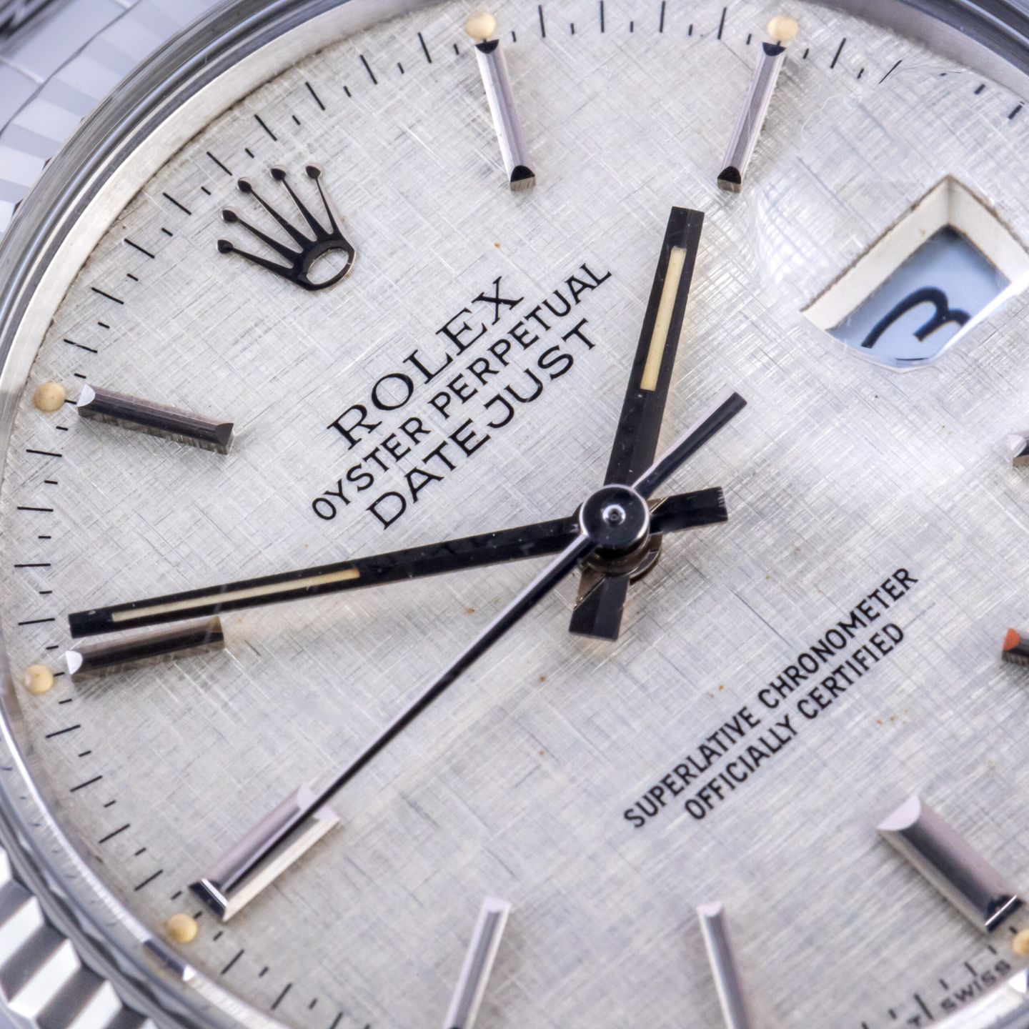 Rolex Datejust 36 16014 (1982) - Zilver wijzerplaat 36mm Staal (2/8)