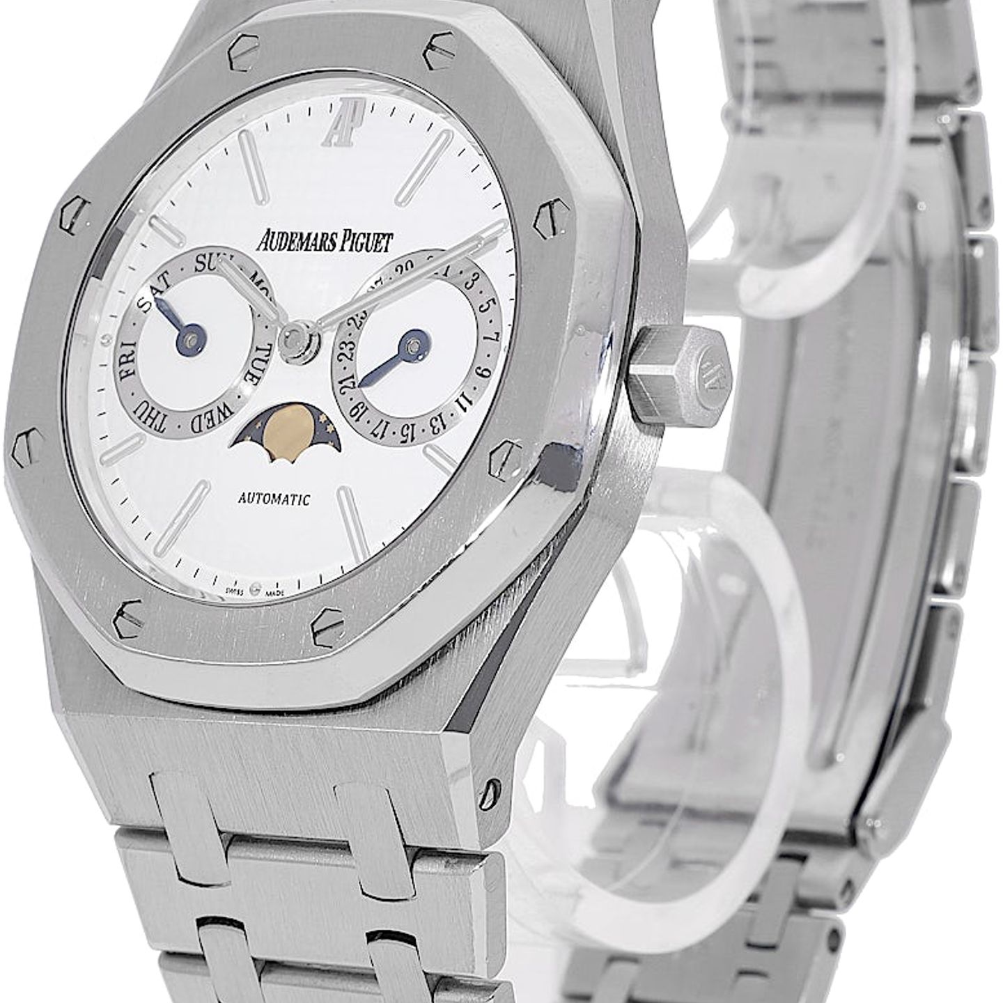 Audemars Piguet Royal Oak Day-Date 25594ST.OO.0789ST.01 (2002) - White dial 36 mm Steel case (3/5)