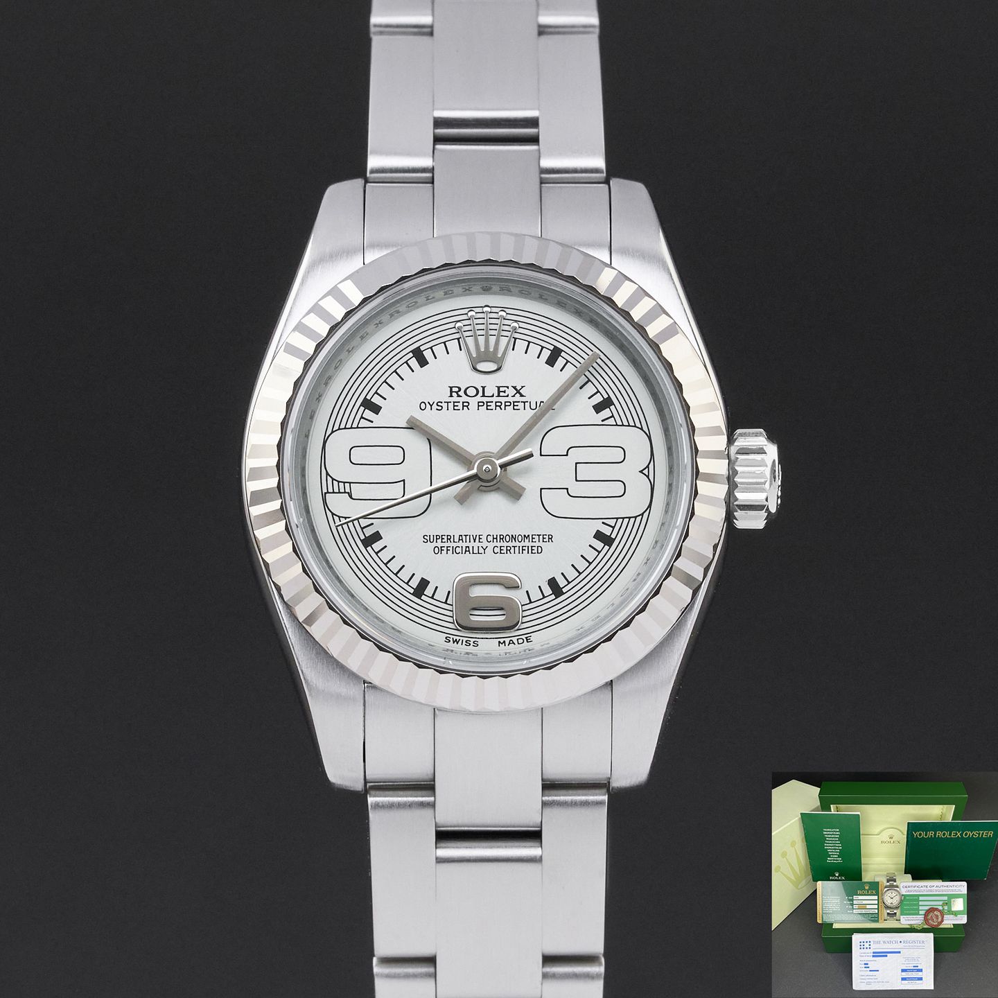 Rolex Oyster Perpetual 26 176234 (2008) - 26 mm Steel case (1/8)