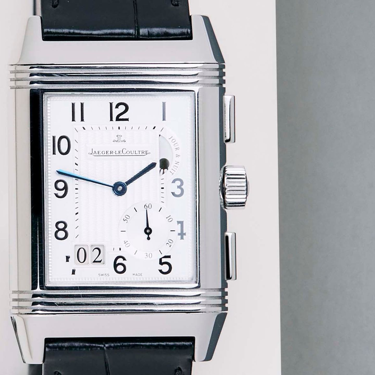 Jaeger-LeCoultre Grande Reverso Q3028420 (2009) - Silver dial 46 mm Steel case (8/8)