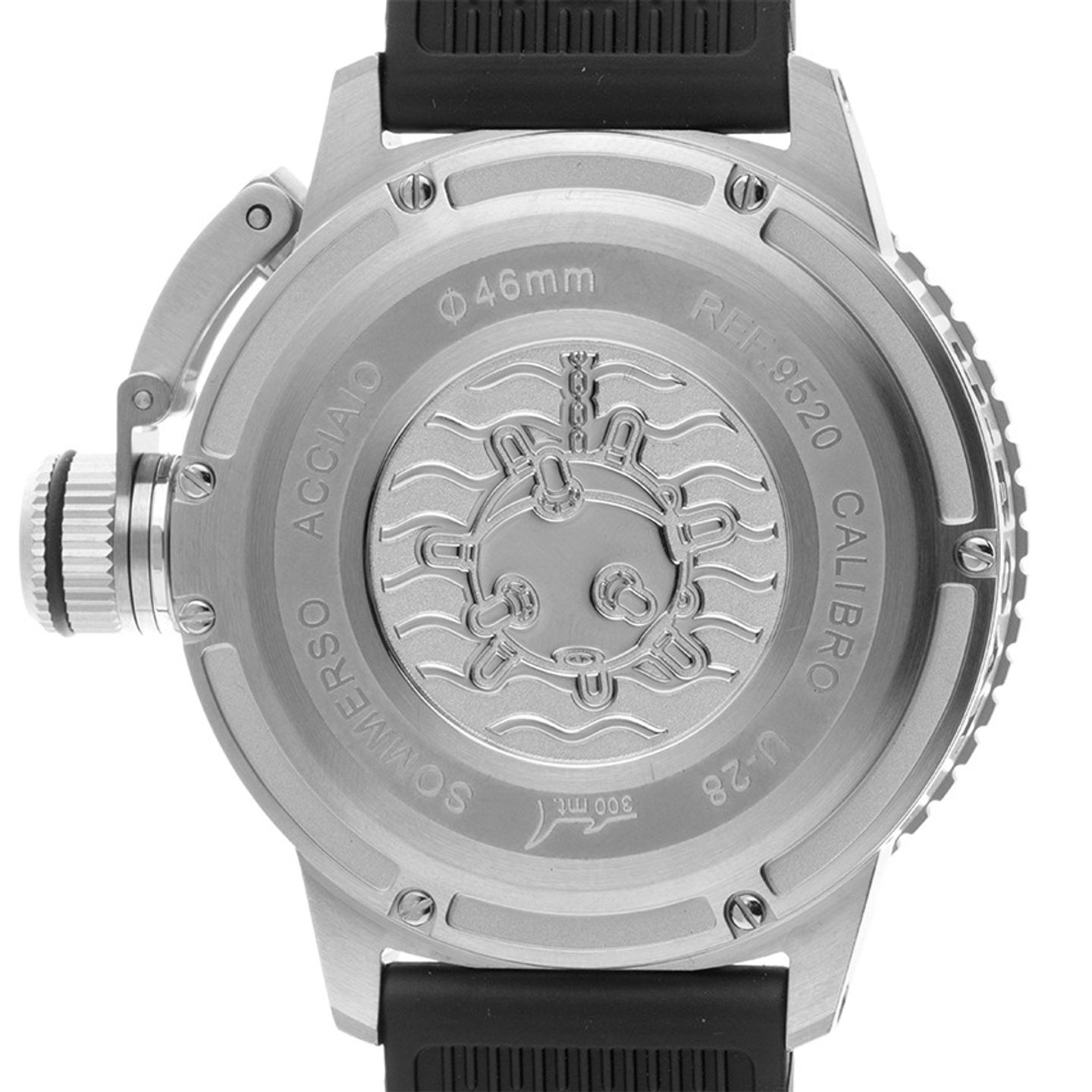 U-Boat Sommerso 9520 (Unknown (random serial)) - Green dial 47 mm Steel case (6/7)